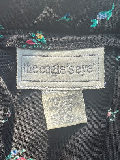 1990s Eagle's Eye Floral Skirt