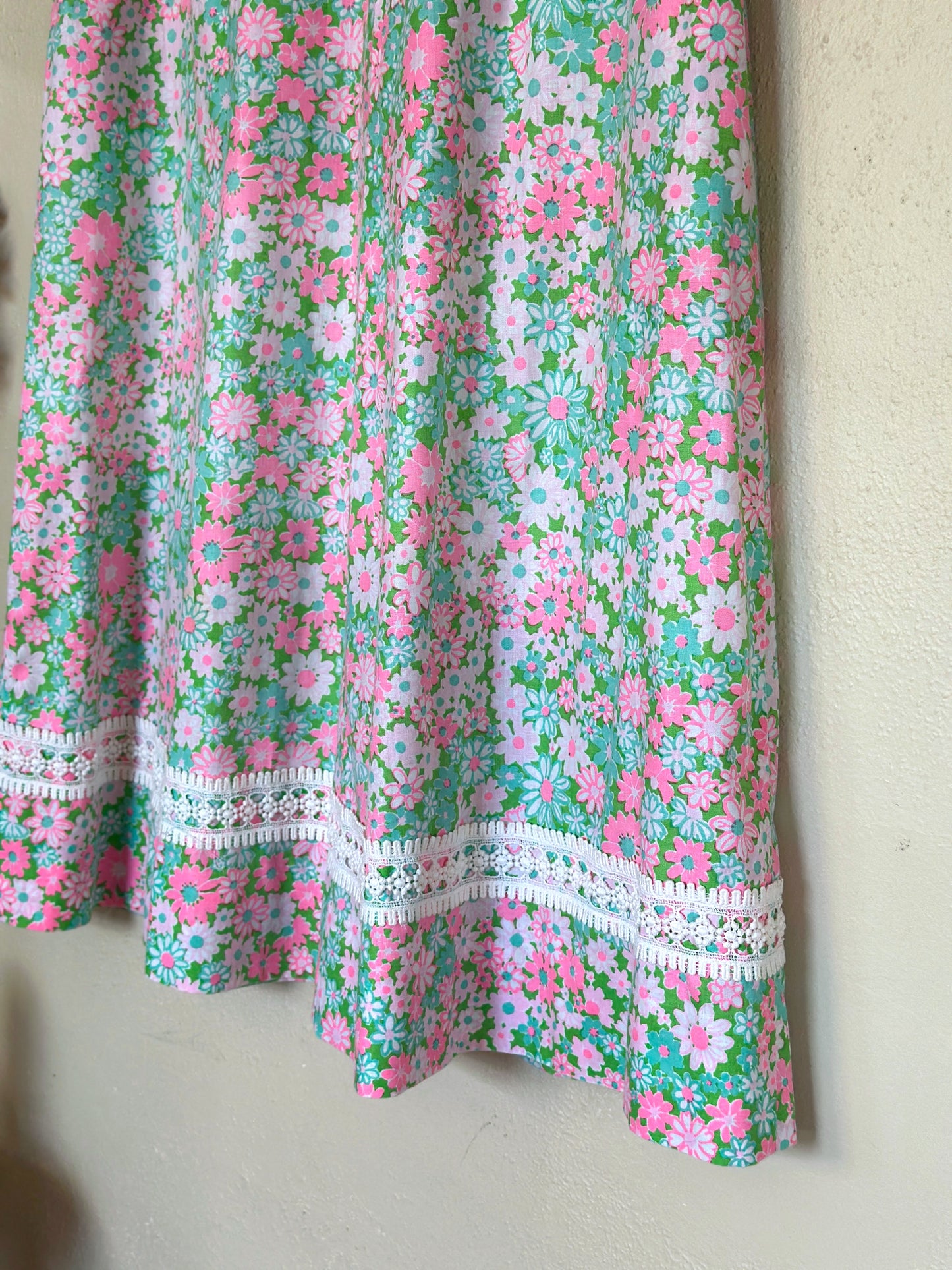 1970s The Lilly Floral Skirt