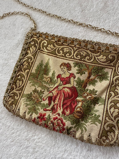 1970s Princess Tapestry Purse