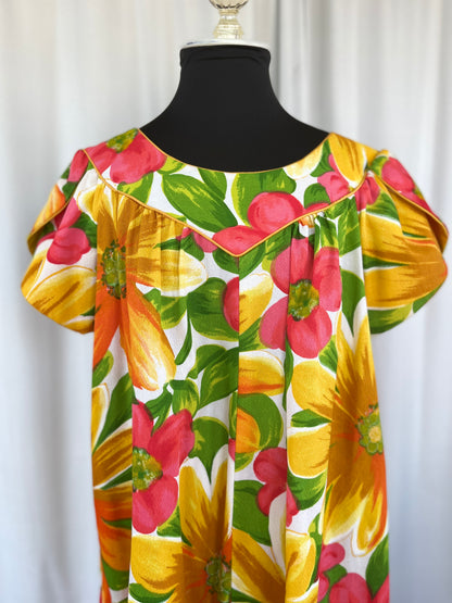 70s Alice Polynesian Fashions Dress