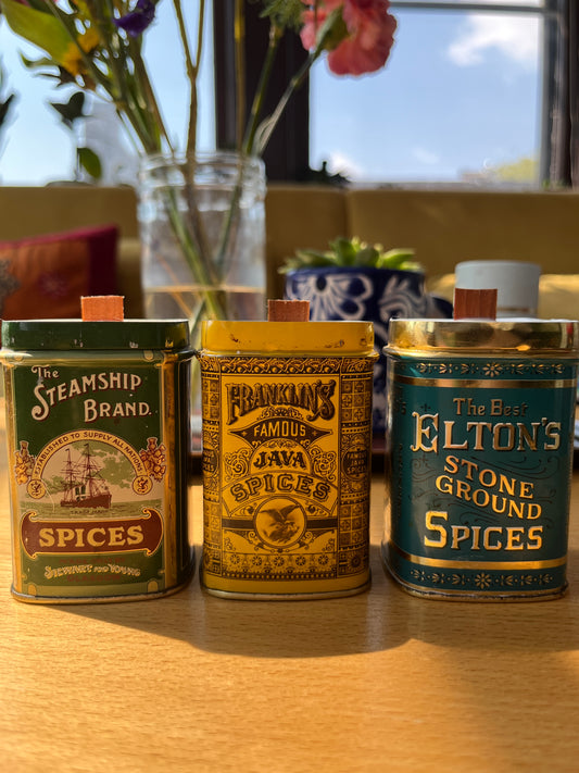 Citrus Vetiver - Vintage Spice Tin Candle