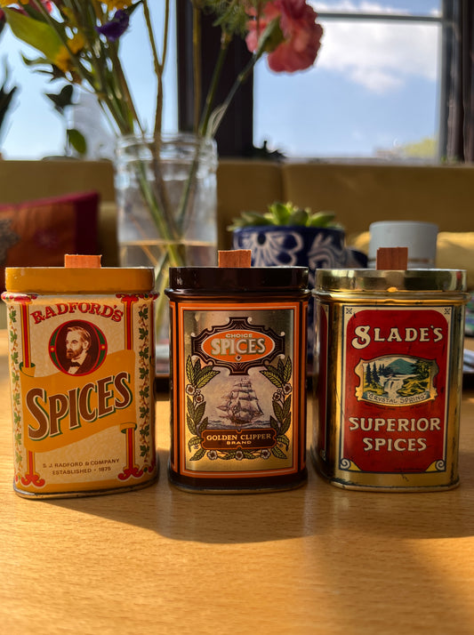 Cabin in the Woods - Vintage Spice Tin Candle